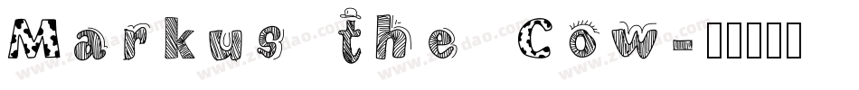 Markus the Cow字体转换